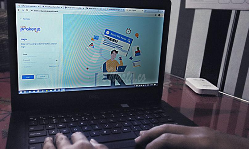 Laman kartu prakerja