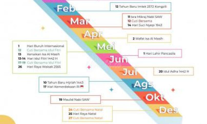 Jadwal libur dan cuti bersama