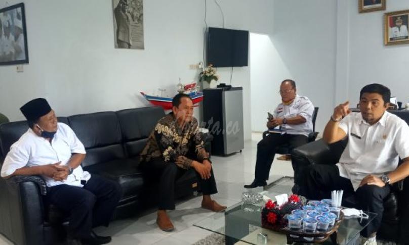 Hearing di Dinas Kelautan dan Perikanan (DKP) Kota Bengkulu, Rabu (7/10/2020)