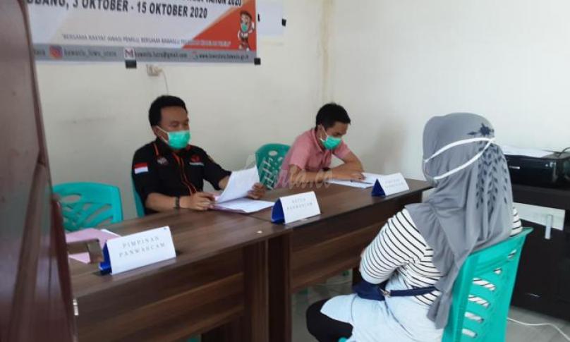 tes wawancara terhadap calon Pengawas Tempat Pemungutan Suara (PTPS) 