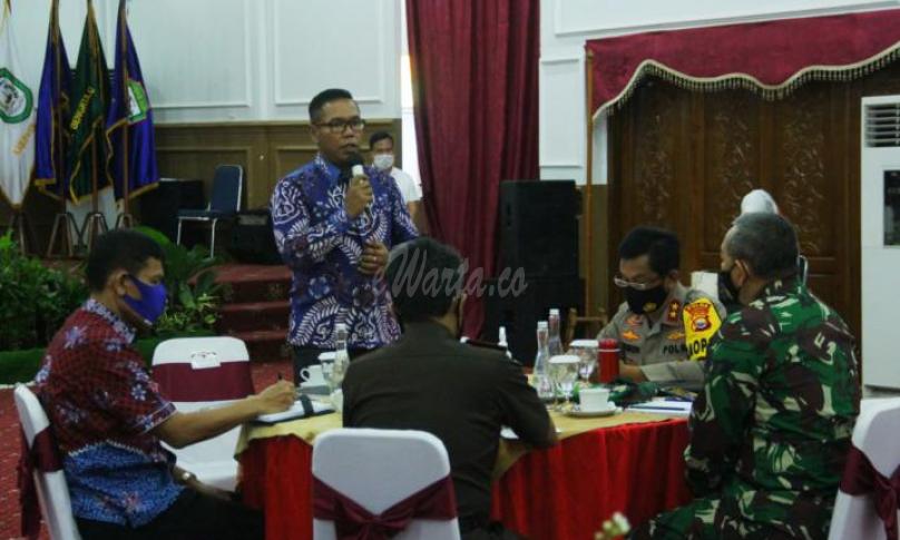 Pemprov Bengkulu bersama Forkopimda melakukan pertemuan bersama
