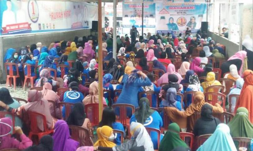 Pertemuan silaturahmi sekaligus kampanye dialogis dengan tim Maharani emak emak 
