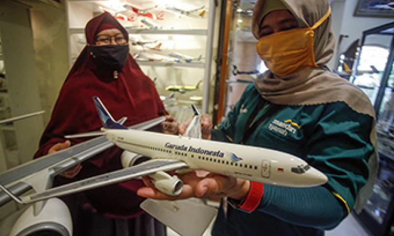 Dukungan Mandiri Syariah kepada nasabah UMKM dalam program Pemerintah untuk Pemulihan Ekonomi Nasional (PEN). (antarafoto)