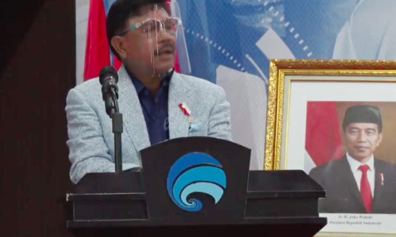 Menteri Kominfo Johnny G. Plate 