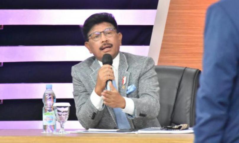 Menteri Komunikasi dan Informatika Johnny G. Plate 