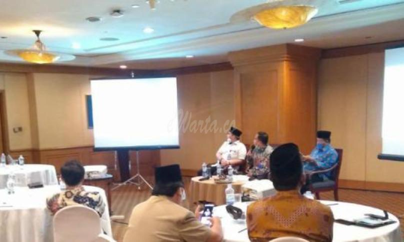 Temu Konsultasi Kementerian Agama dan BAZNAS, di Jakarta. 