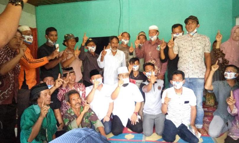 Calon Gubernur Bengkulu dan Wakil Gubernur Bengkulu nomor urut 1 Helmi Hasan-Muslihan Diding Soetrisno 