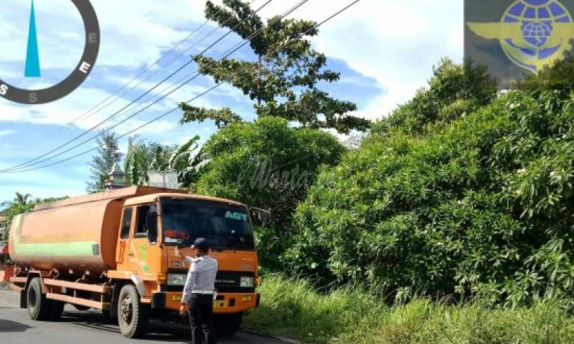 Dishub Razia Truk Tonase Besar yang Masuk Jalan Kota