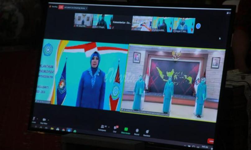 Pelantikan pengurus PKK Pusat
