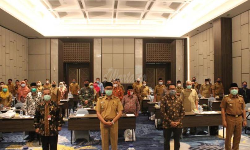 Penguatan Gugus Tugas Gerakan Nasional Revolusi Mental (GNRM) di Ballroom Hotel Mercure Bengkulu. 