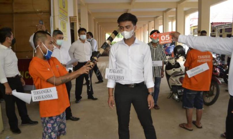 Rekonstruksi Kasus Pembunuhan di Balai Buntar