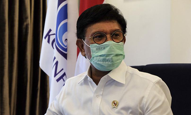 Menteri Komunikasi dan Informatika Johnny G. Plate