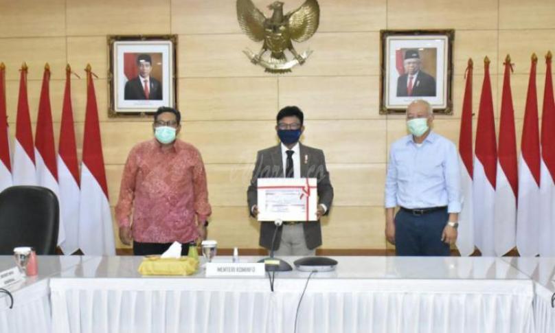 Menkominfo Terima DIPA 2021