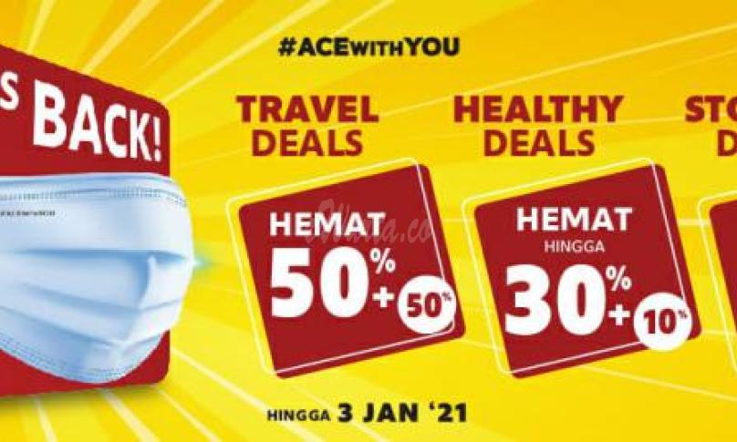 BOOM SALE!! Belanja Hemat Akhir Tahun Ala ACE, Buruan Jangan Sampai Ketinggalan