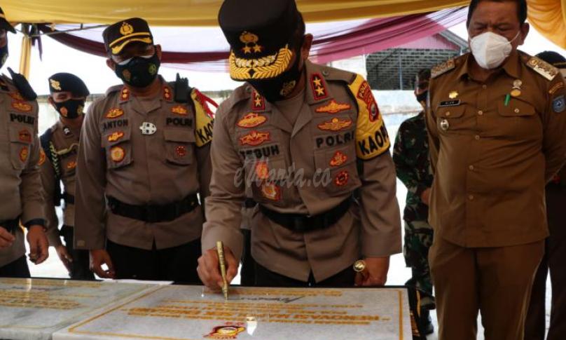Kapolda Bengkulu Resmikan Mapolsek Enggano