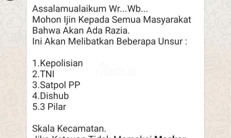 Pesan Hoax berantai