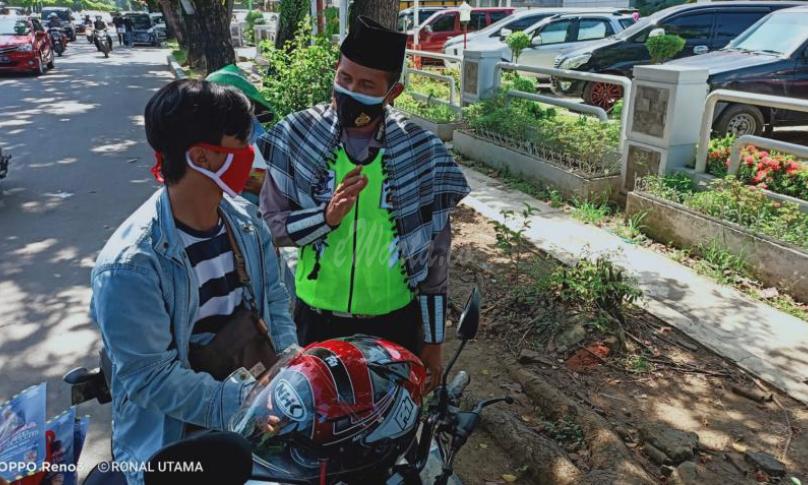 Da'i Polantas, Cara Baru Polres Bengkulu Imbau Taati Prokes