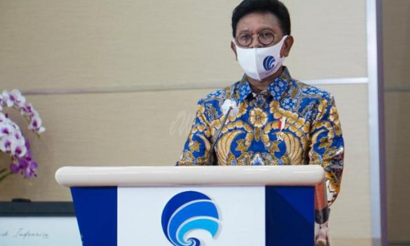 Menteri Komunikasi dan Informatika Johnny G. Plate