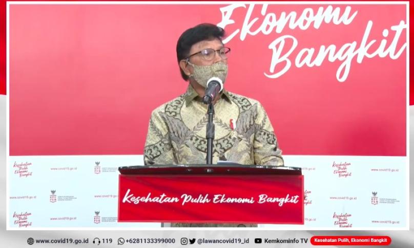 Menteri Komunikasi dan Informatika Johnny G. Plate