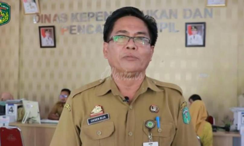 Kepala Dinas Kependudukan dan Pencatatan Sipil Kabupaten Luwu Timur, Sulawesi Selatan, Oksen Bija