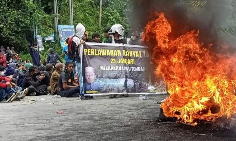 Mahasiswa Wija To Luwu Tuntut Pemekaran Kabupaten Luwu Tengah