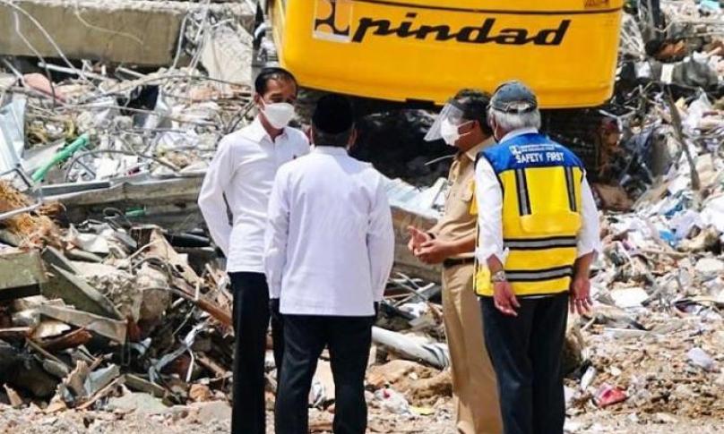 Presiden Kunjungi Wilayah Terdampak Gempa Sulbar Foto @Jokowi