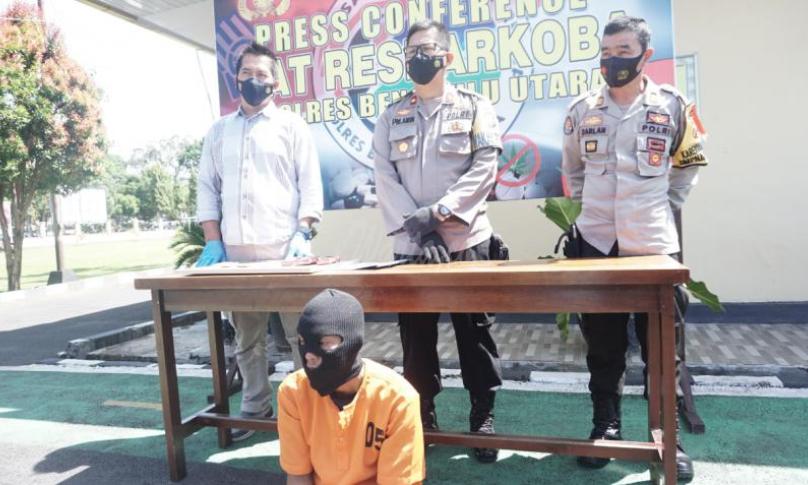 Residivis Ganja Asal Argamakmur Kembali Diciduk Polisi