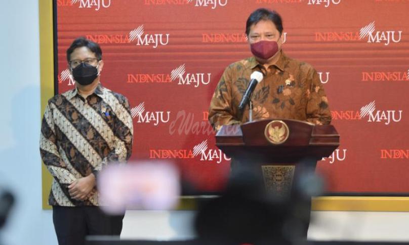 Menteri Koordinator (Menko) Bidang Perekonomian sekaligus Ketua Komite Penanganan COVID-19 dan Pemulihan Ekonomi Nasional (KPCPEN) Airlangga Hartarto 