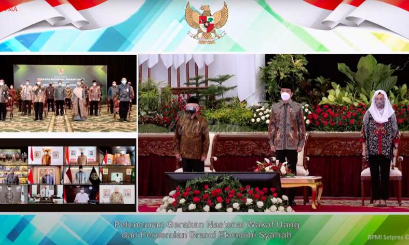 Presiden Luncurkan Gerakan Nasional Wakaf Uang