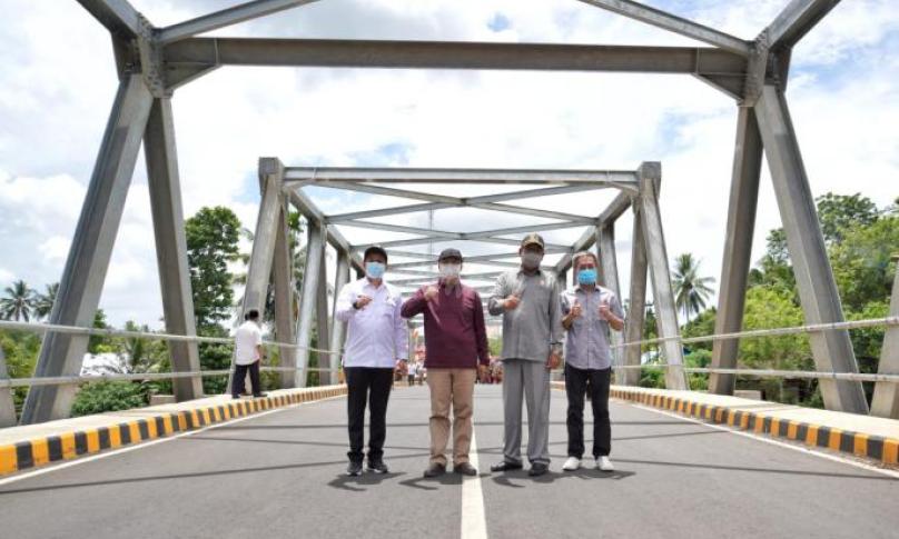 Jembatan Tanjung Agung Palik Bengkulu Utara Akhirnya Terwujud