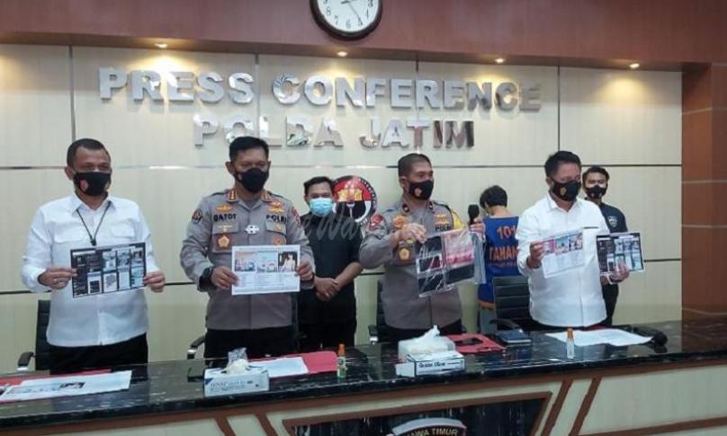 Polda Jatim Bongkar Praktek Protitusi Online Libatkan Anak Bawah Umur