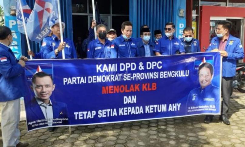 Tolak KLB Sumut, DPD Demokrat Bengkulu Sambangi Kanwil Kemenkumham 