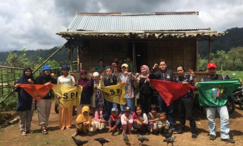 Gema Petani Indonesia Kunjungi KWT Harapan Bunda Tebat Pulau