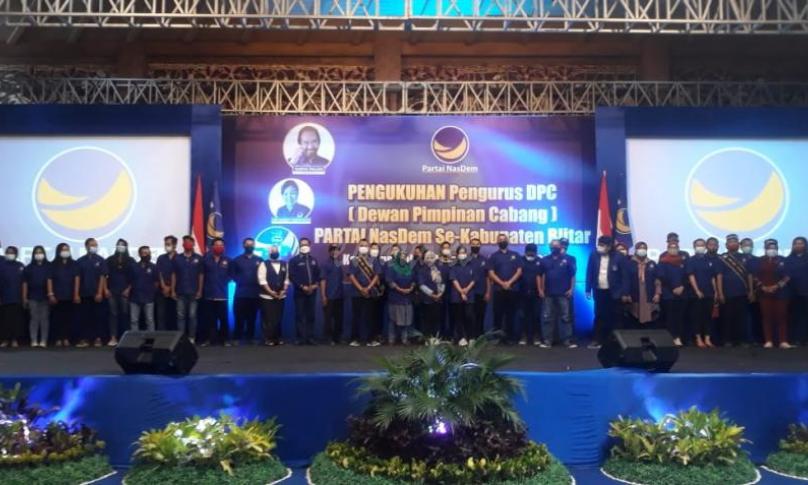 Pengurus DPC NasDem se Kabupaten Blitar Dikukuhkan