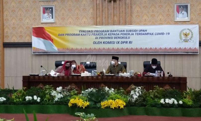 Pemprov Bengkulu dan Komisi IX DPR RI Evaluasi Program BSU