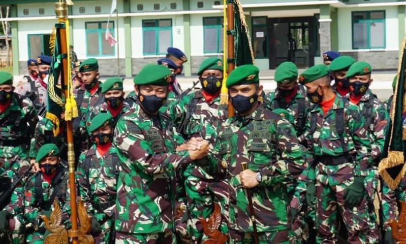 peresmian Mabrig 8/GC Rejang Lebong, Rabu (31/3/2021).