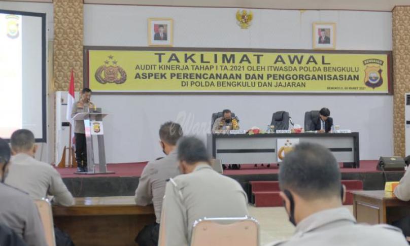 Wasrik Tahap I Polda Bengkulu