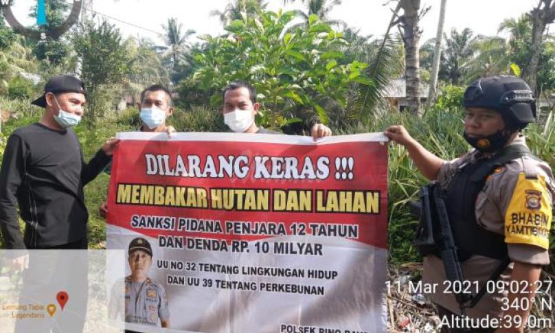 Polres Bengkulu Selatan Patroli Dialogis Cegah Karhutla