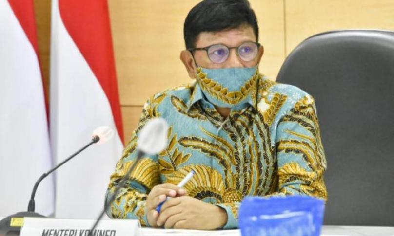Menteri Komunikasi dan Informatika Johnny G. Plate