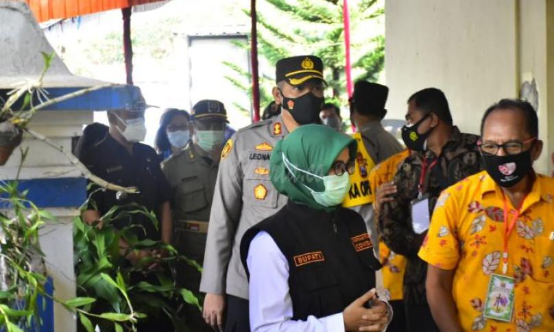 Kapolres Blitar Pantau Pengamanan Ibadah Paskah