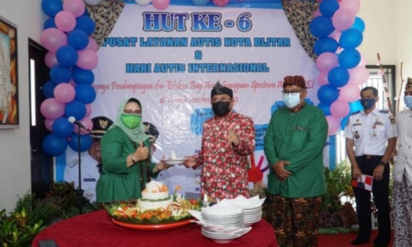 Walikota Blitar Hadiri Tasyakuran HUT ke-6 Pusat Layanan Autis