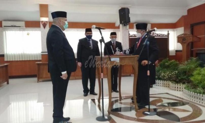 Walikota Blitar Lantik Kepala Bakorwil Malang jadi Penjabat Sekda