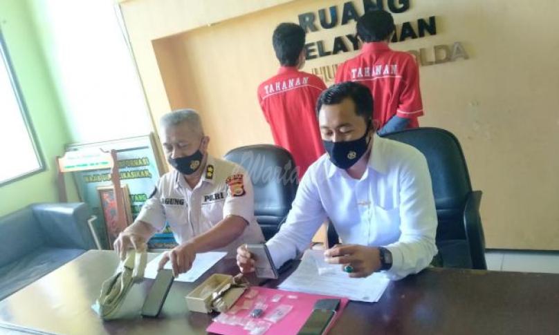 Konferensi pers Polda Bengkulu, Senin (19/04/2021). Foto: Bisri