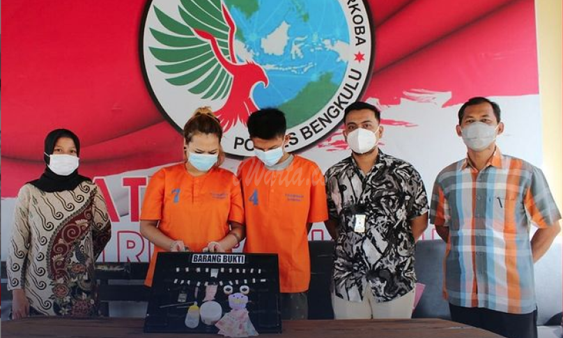 Jualan Sabu, Sepasang Sejoli Ditangkap Polres Bengkulu