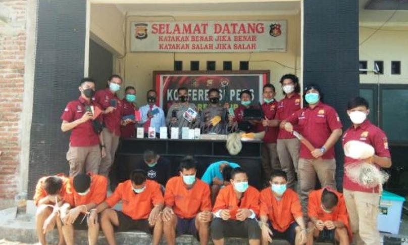 Polres Kaur Tankap 10 Pelaku Tindak Pidana dalam Waktu Satu Minggu