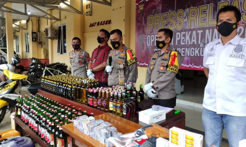 Polres BU Tangkap Puluhan Tersangka dalam Ops Pekat Nala 2021