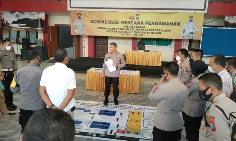Polres Blitar Gelar Rakor Renpam PAW Kades Tegalsari Bersama Instansi Terkai