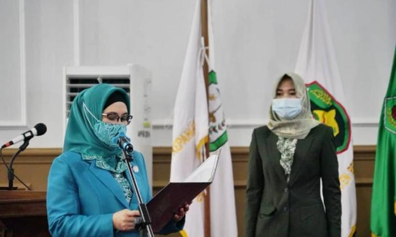 Ketua TP PKK Derta Wahyulin