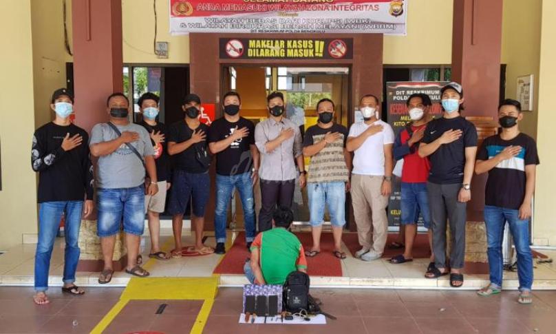 Maling HP di Ponpes, Warga Musi Rawas Ditangkap