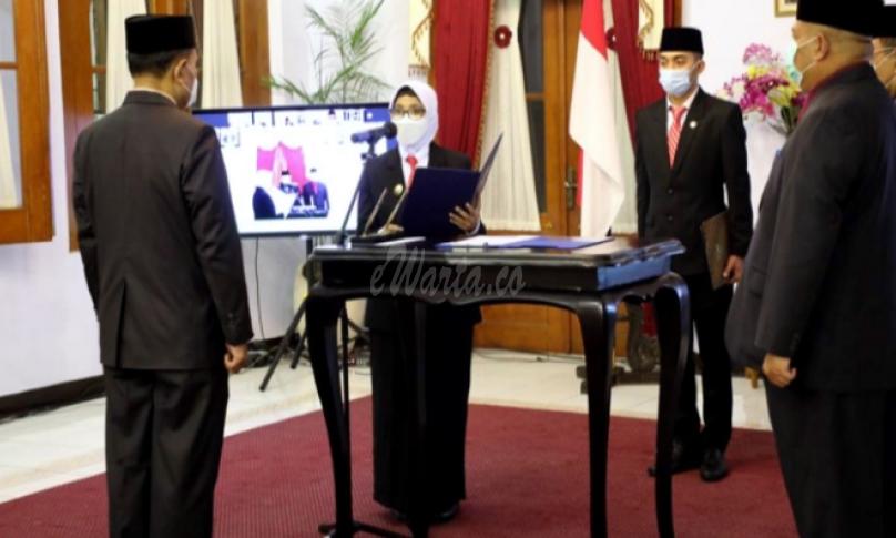 Bupati Blitar Lantik Sekda Baru, Fokus Penanganan Kesehatan dan Kesejahteraan Rakyat